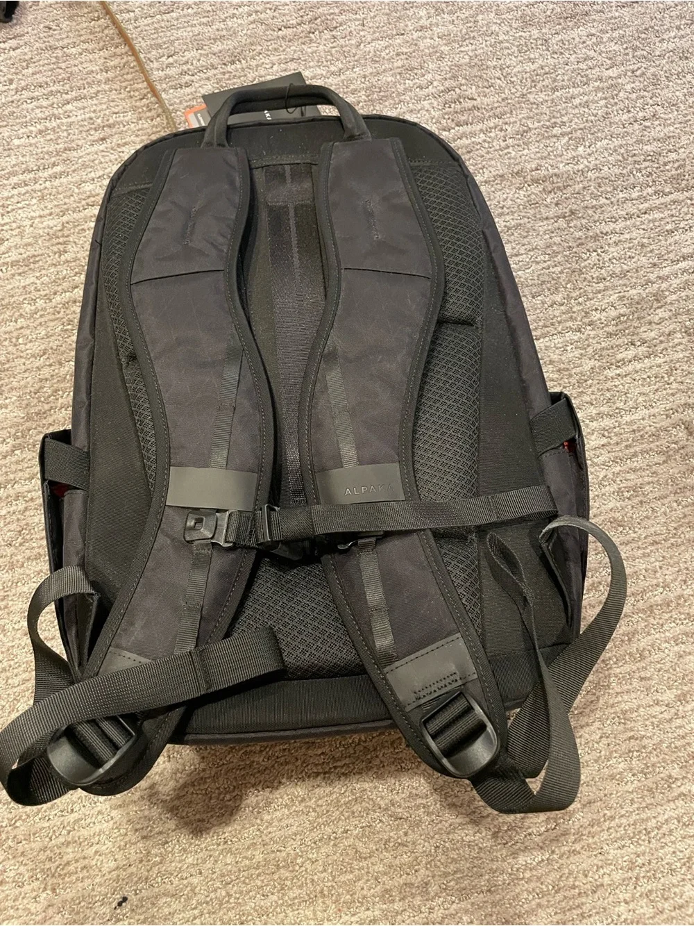 Black Men's Backpack - Streamlined Daily Carry Alpaka elements pro